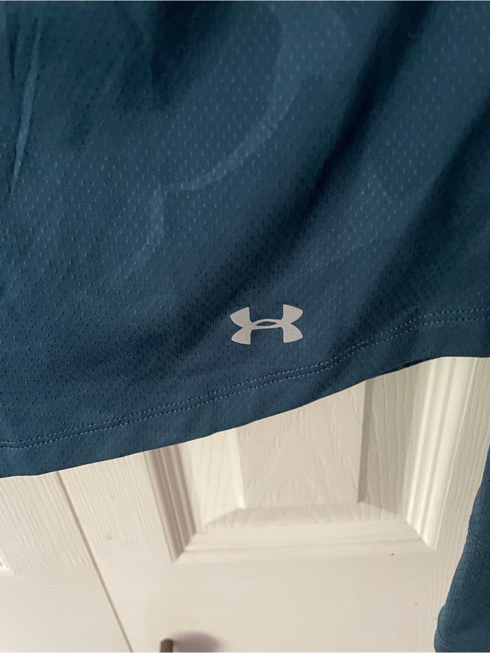 Under Armour Women's Teal Long-Sleeve Quarter-Zip Performance Top - Picture 3 of 4